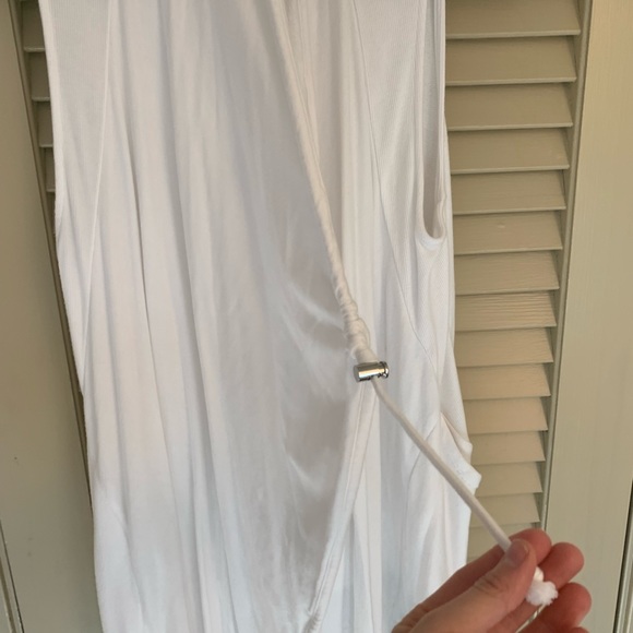 Athleta White Mindset Draped Modal Open Vest Cardigan - Picture 7 of 7